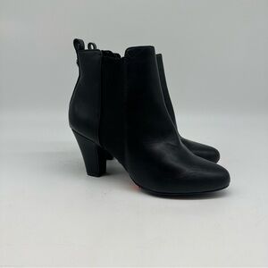 BCBGeneration Black Leather Ankle Boots (brand new)